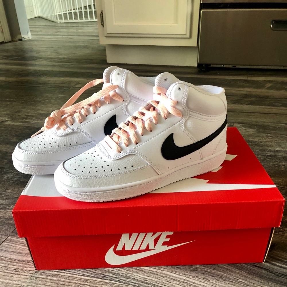 Nike Women’s Court Vision Mid Sneaker - Size 7